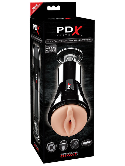 PDX ELITE Cock Compressor Vibrating Stroker